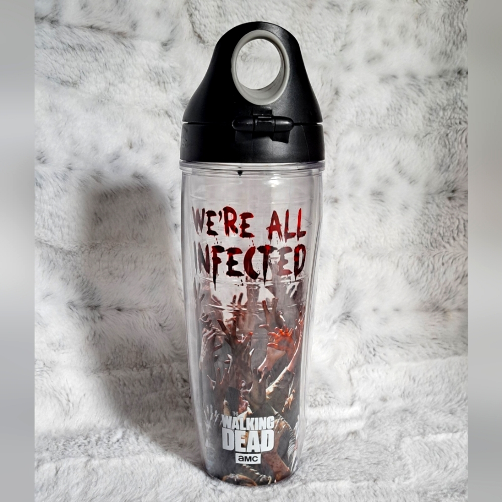 Tervis Walking Dead 24oz insulated water bottle tumbler.